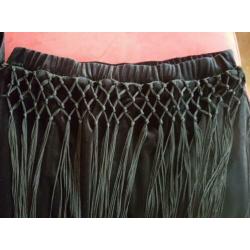 Fringe rok van By Danie mt. 1 mt 36/38 nieuwstaat