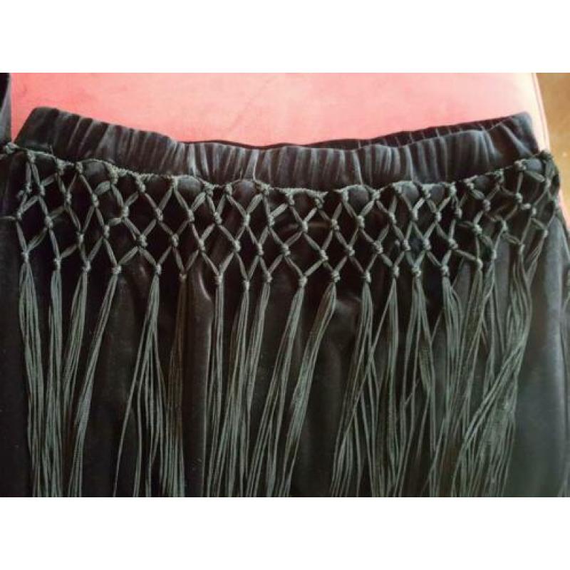 Fringe rok van By Danie mt. 1 mt 36/38 nieuwstaat