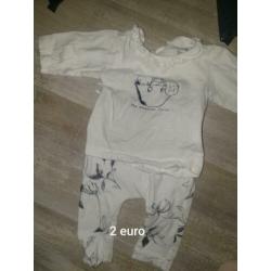 Meisjes babykleding maat 50 zie beschrijving