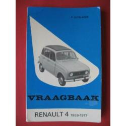 Oud handleiding Vraagbaak Olyslager Renault 4 jaren 60 70