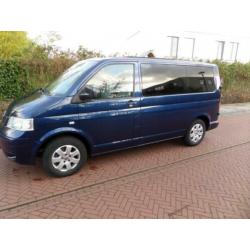 VW Transporter T5 2.5 TDI blauw 180 pk hefdakcamper Euro 4