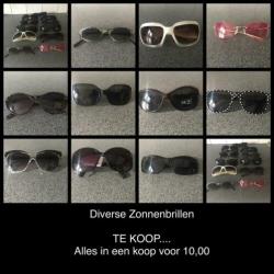 Diverse zonnebrillen