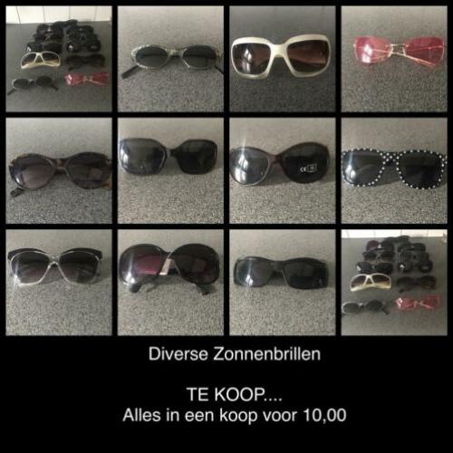 Diverse zonnebrillen