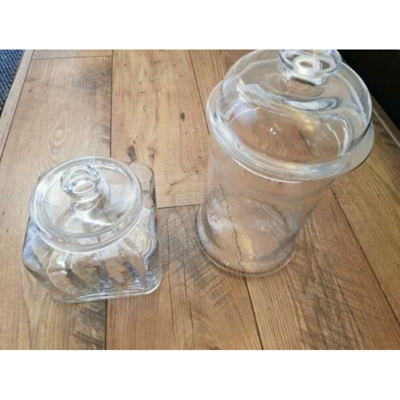 Voorraad potten riverdale glas