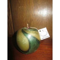 Art wax kaars; appel