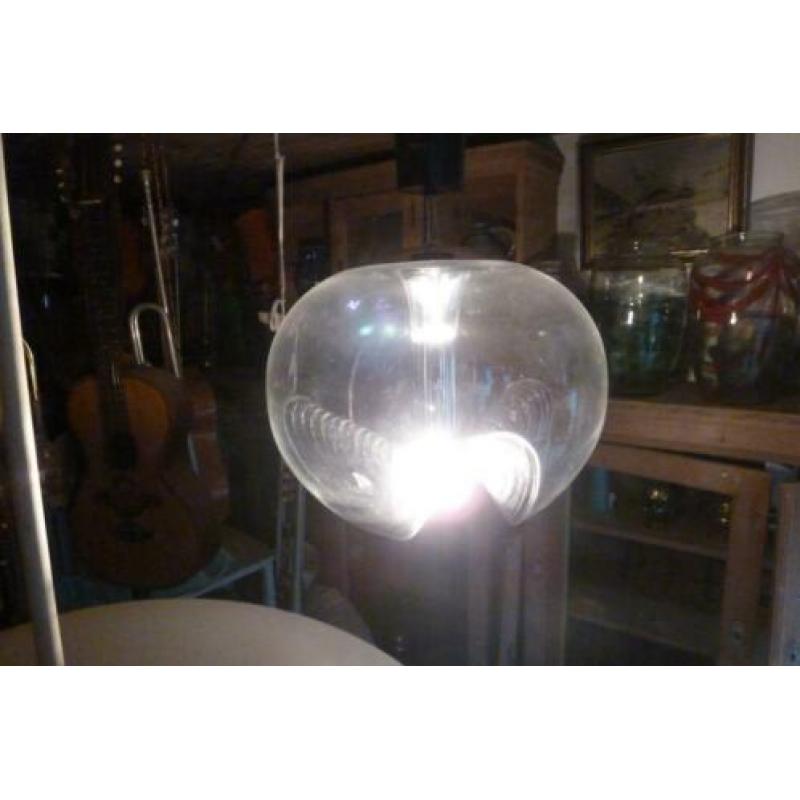 HANGLAMP,PUTZLER WAVE,zeventies,design,PEIL en PUTZLER