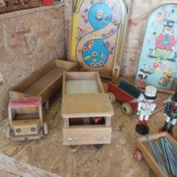 Partij retro vintage houten speelgoed 50 stuks!!!