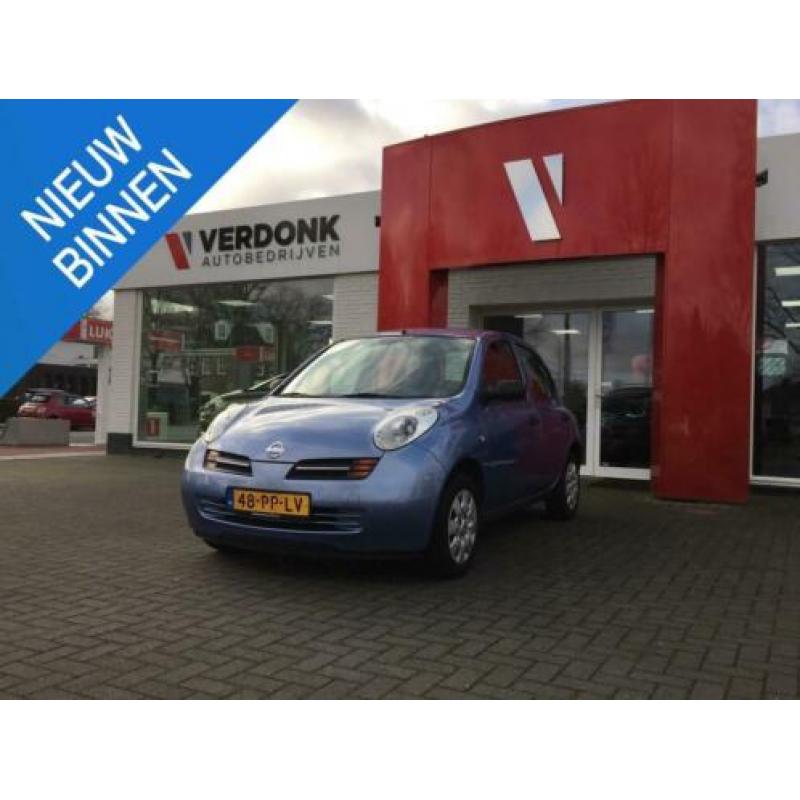 Nissan Micra 1.2 Visia 4 deurs, stuurbekrachting, nieuwe apk