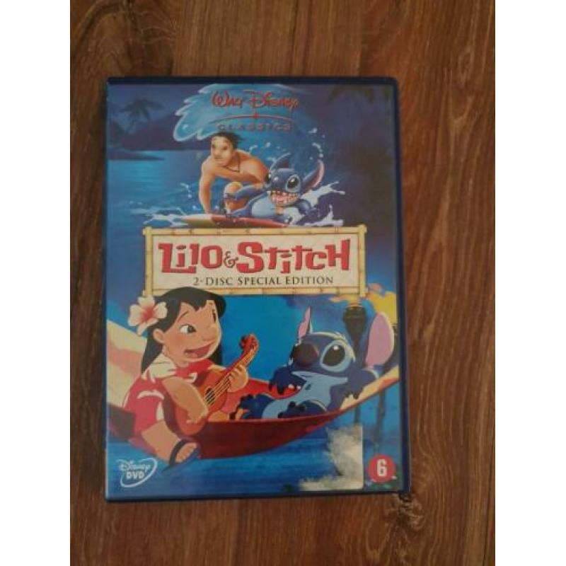 Disney dvd lilo en stitch 1 & 2 & stitch the movie
