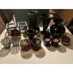 Heel veel woonaccessoires per set €10;