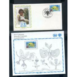 Nouvelle Caledonie 5x 1e dagenv. - 1998 WWF - vogel -Cagou