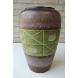 Vintage vaas, Scheurich, West Germany, 30 cm hoog