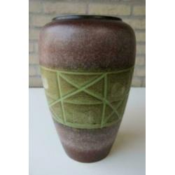 Vintage vaas, Scheurich, West Germany, 30 cm hoog