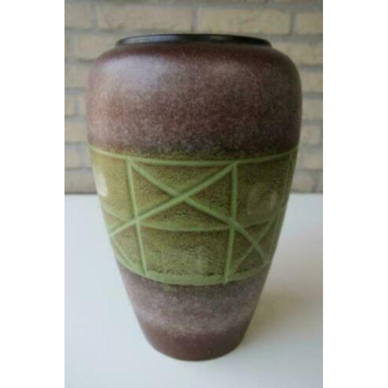 Vintage vaas, Scheurich, West Germany, 30 cm hoog