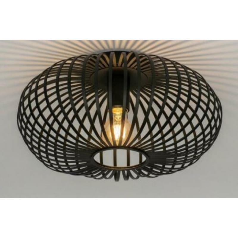 39cm plafondlamp zwart 30cm 59,90 hanglamp 74,90 tafel lamp