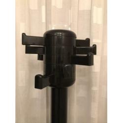 Standing coat rack Myers 2000 zwart - kapstok