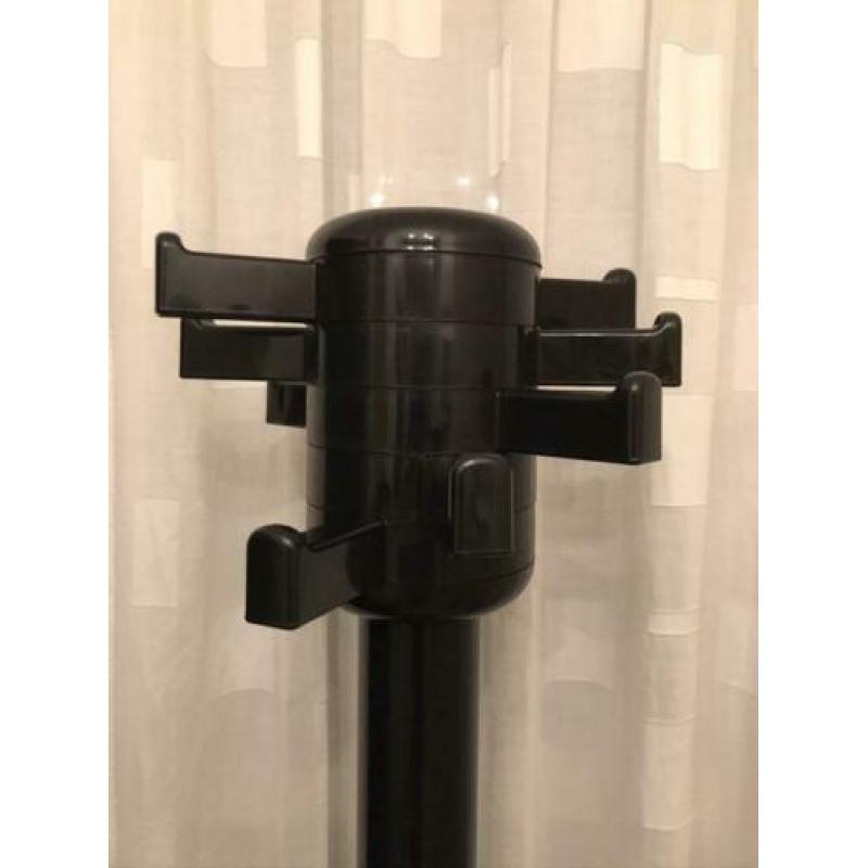 Standing coat rack Myers 2000 zwart - kapstok