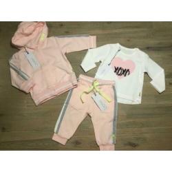 Nieuw set B*E*S*S meisje longsleeve vestje en broekje 62