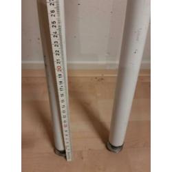 2 tafelpoten 70 cm