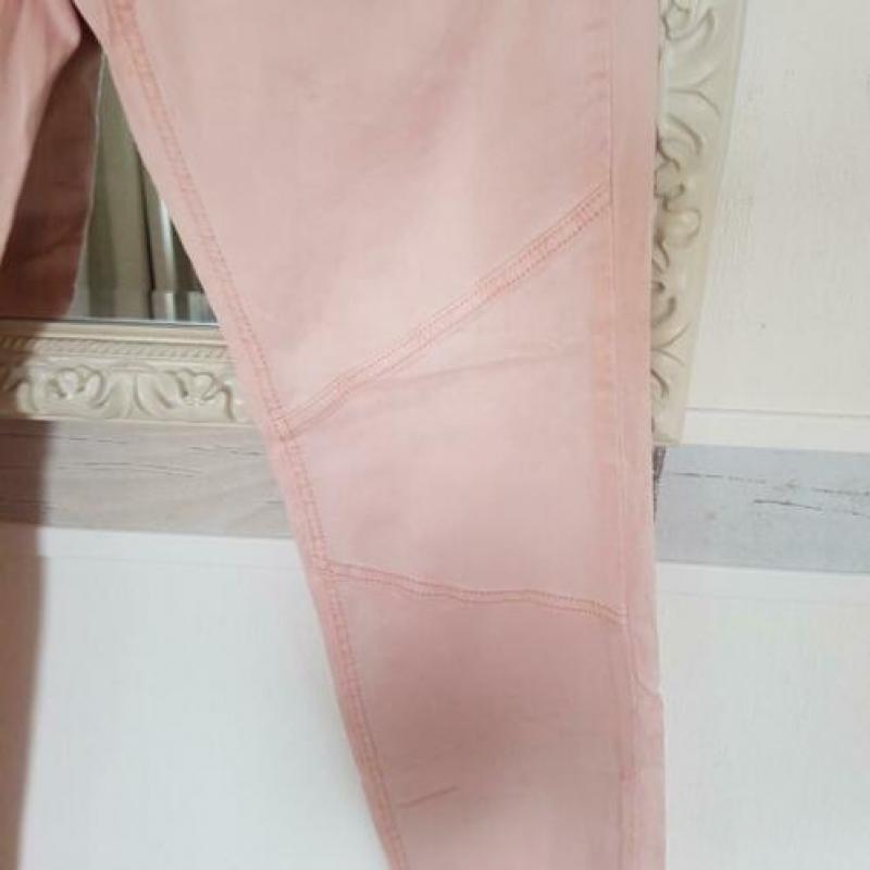 Stretchbroek maat 42 roze