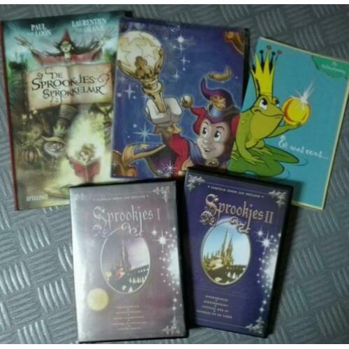 Efteling pakket, boek, dvd's, schriften Pardoes, kaart