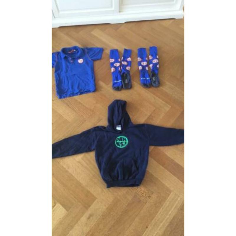 Panasj kinder hockeykleding mt 128 en hockeysokken