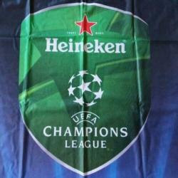 Nieuw. Vlag met logo Heineken UEFA Champions League!