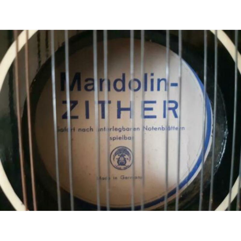 Mandolin zither
