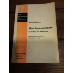 10 boeken werktuigbouw, voornl. ex. bibliotheek hts
