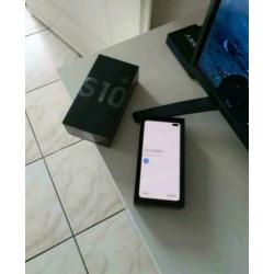 Samsung s10 PLUS 128gb prins green DUOS met doos en lader en