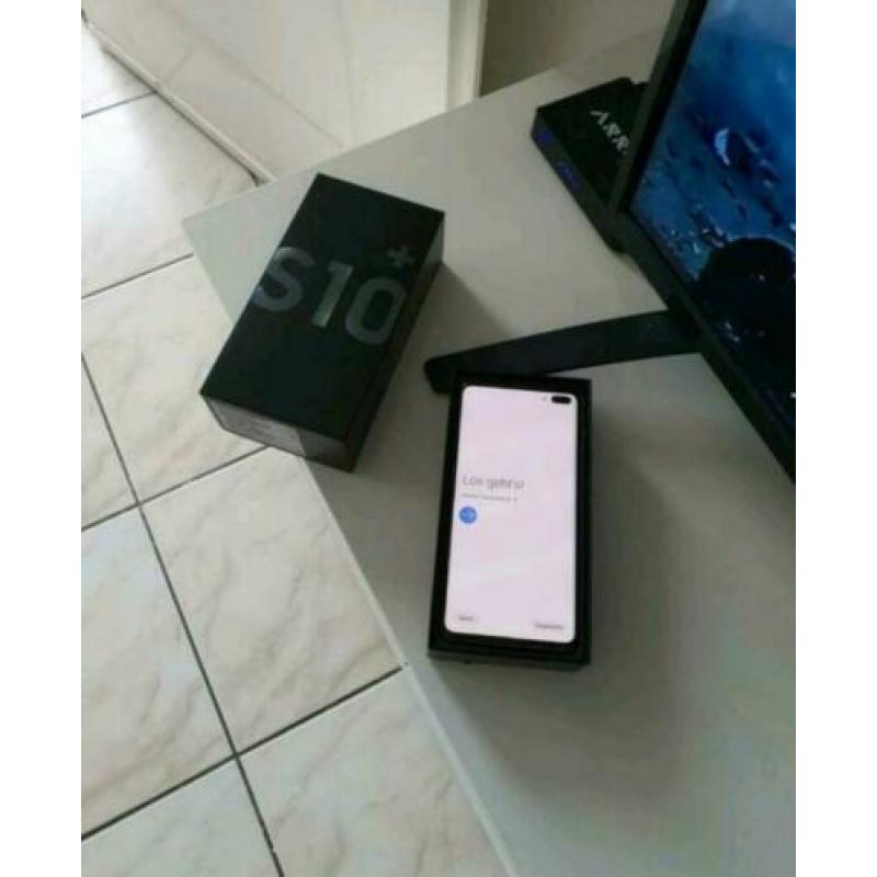 Samsung s10 PLUS 128gb prins green DUOS met doos en lader en