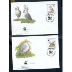 Nouvelle Caledonie 5x 1e dagenv. - 1998 WWF - vogel -Cagou