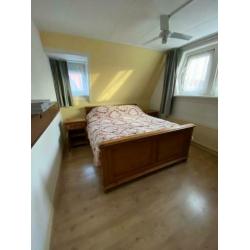 Eiken slaapkamer 2 mtr bij 1,6 mtr