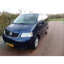 VW Transporter T5 2.5 TDI blauw 180 pk hefdakcamper Euro 4