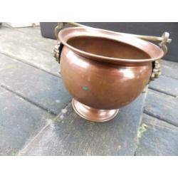 rood koper potje pot