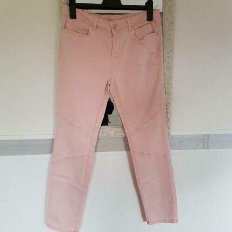 Stretchbroek maat 42 roze