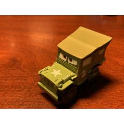 Disney Pixar Cars 1 Movie - Legerjeep Sarge 1:55