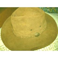 Henchel Hat Co leren cowboyhoed 58
