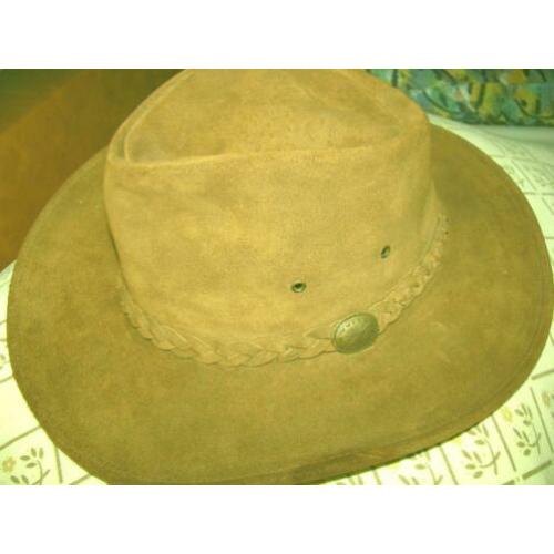 Henchel Hat Co leren cowboyhoed 58