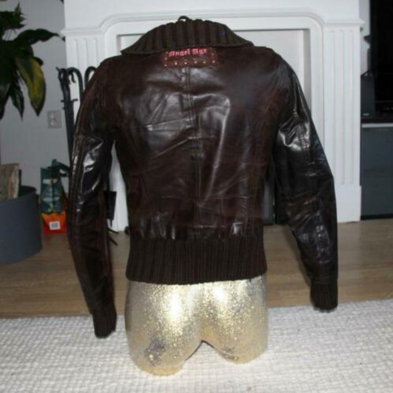 Prachtig Leren Angel Age Jasje (S) winterjas