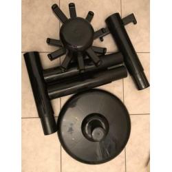 Standing coat rack Myers 2000 zwart - kapstok