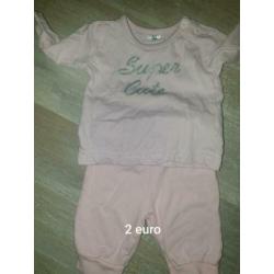 Meisjes babykleding maat 50 zie beschrijving