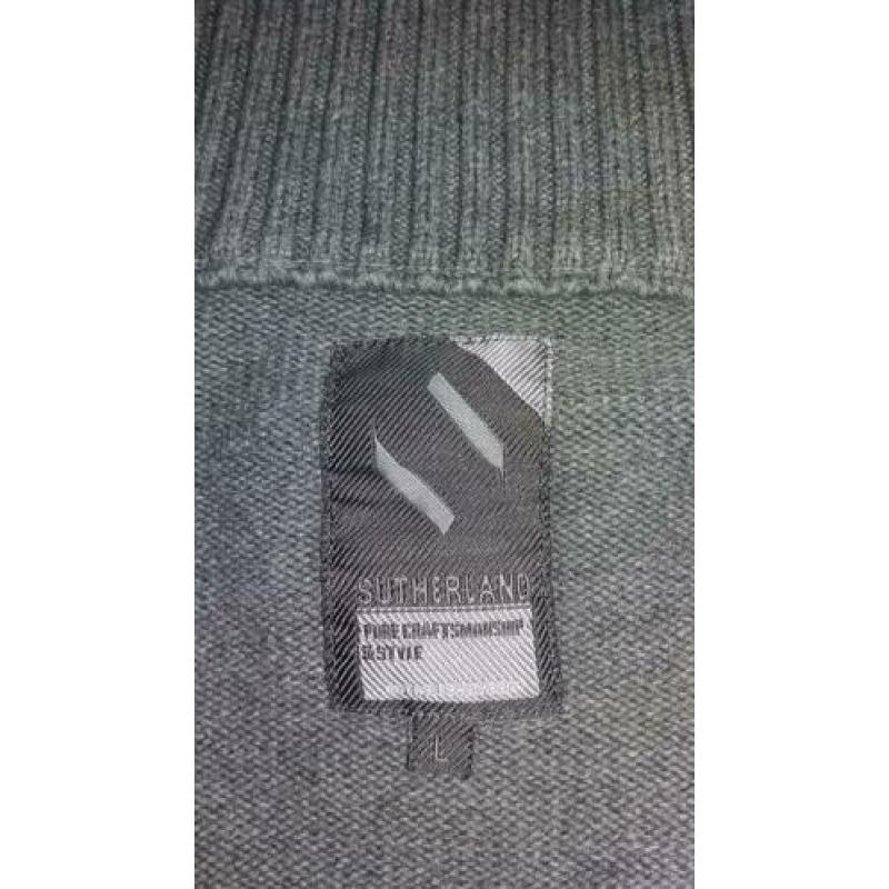 Sutherland stoer grijs vest maat L