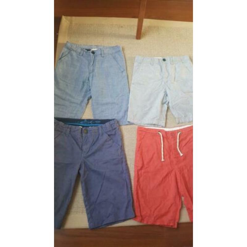 4 mooie zomerbroeken maat 146-152: 3 x H&M en 1 x Hema