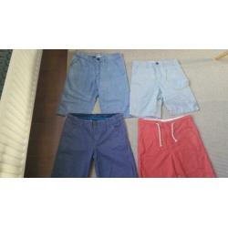 4 mooie zomerbroeken maat 146-152: 3 x H&M en 1 x Hema