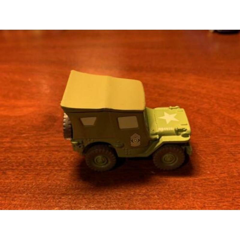 Disney Pixar Cars 1 Movie - Legerjeep Sarge 1:55