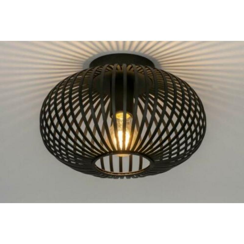 39cm plafondlamp zwart 30cm 59,90 hanglamp 74,90 tafel lamp