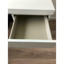 Malm bureau ikea wit 140x65
