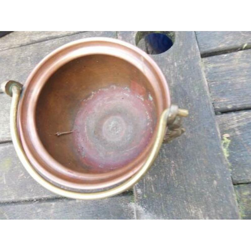 rood koper potje pot