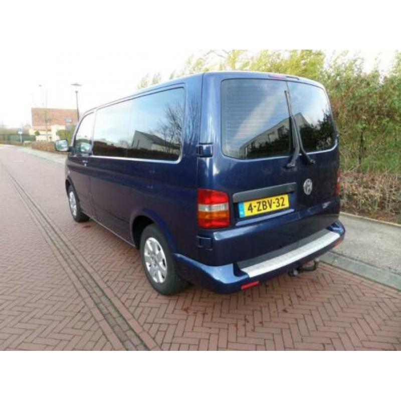 VW Transporter T5 2.5 TDI blauw 180 pk hefdakcamper Euro 4